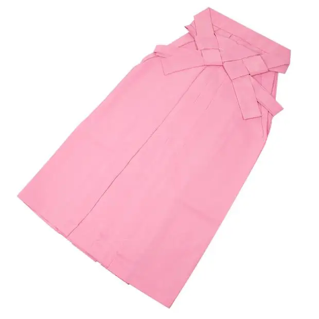 Japanese Traditional Formal Women's Hakama Solid Color Kimono Graduation Style