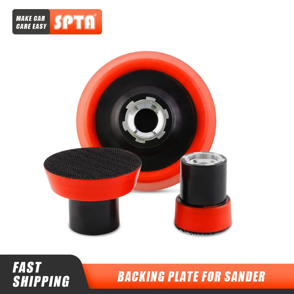 Backing Plate 1/2/3 inch 25-80mm for Rotary Polisher Hook & Loop Adhesive Back Plate