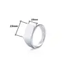 Jiayiqi Classic Frosted/Smooth Tops Men's Rock Punk Rings Cool Fashion Individuality Signet Ring For Women Man Party Jewelry 2