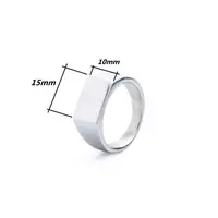 Jiayiqi Classic Frosted/Smooth Tops Men's Rock Punk Rings Cool Fashion Individuality Signet Ring For Women Man Party Jewelry 2
