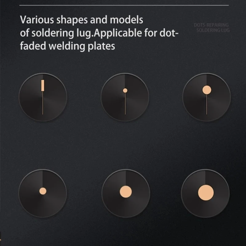 WYLIE Dots riparazione aletta di saldatura per IPhone riparazione impronte digitali CPU BGA CHIP saldatura ponticello filo fissaggio Spot foglio di rame