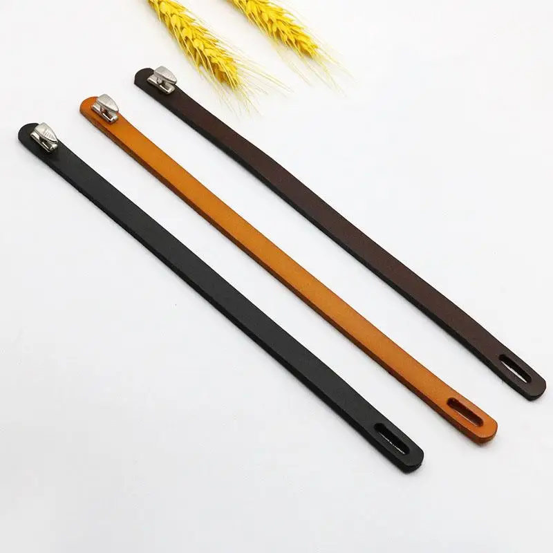 Bangle Bracelet Leather Bracelet Leather Magnetic Bracelet New Fashion Genuine Leather Wrap Cord Cuff Bracelet For Hand Wrist Wristband Men Woman Punk Bangle Couple Jewelry Gift