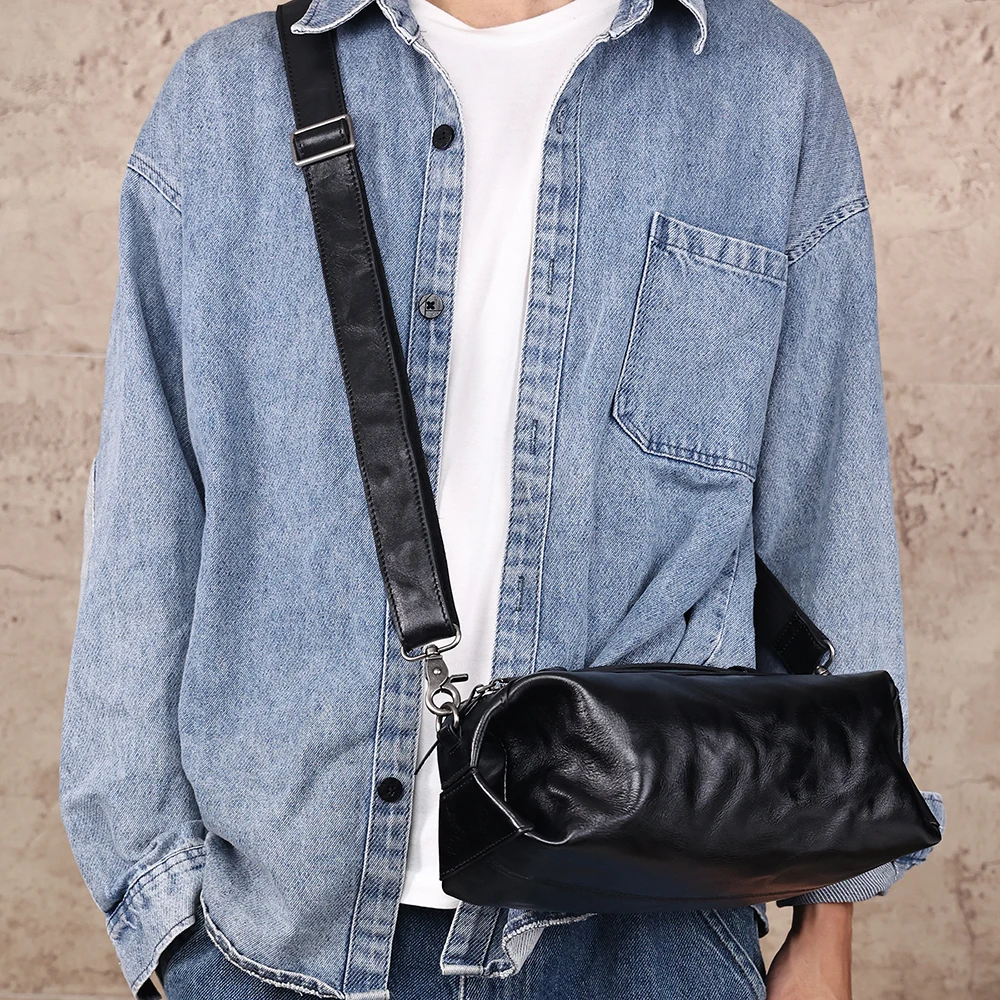Leather bag strap adjustable crossbody bag straps spare replacement long bag strap genuine leather handles for bags