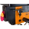 2.3-Amp 8-Inch 5-Speed Cast Iron Benchtop Drill Press Black/Orange Locking Depth Adjustment Beveling Worktable 3