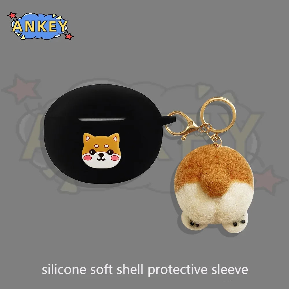 Custodia Per Soundpeats Air 4 Pro / Mini Pro Hs / Opera 03 05 Auricolare Cover In Silicone Cartoon Dog Earbuds Soft Protective