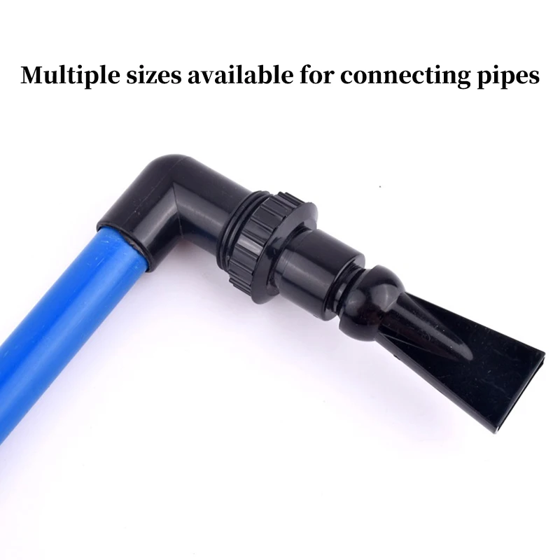 1Pc Adjustable Water Outlet Fittings for Fish Tank Aquarium Pump Nozzle Duckbilled Sprinkler 360&deg; Rotation Return Pipe, aquarium accessories
