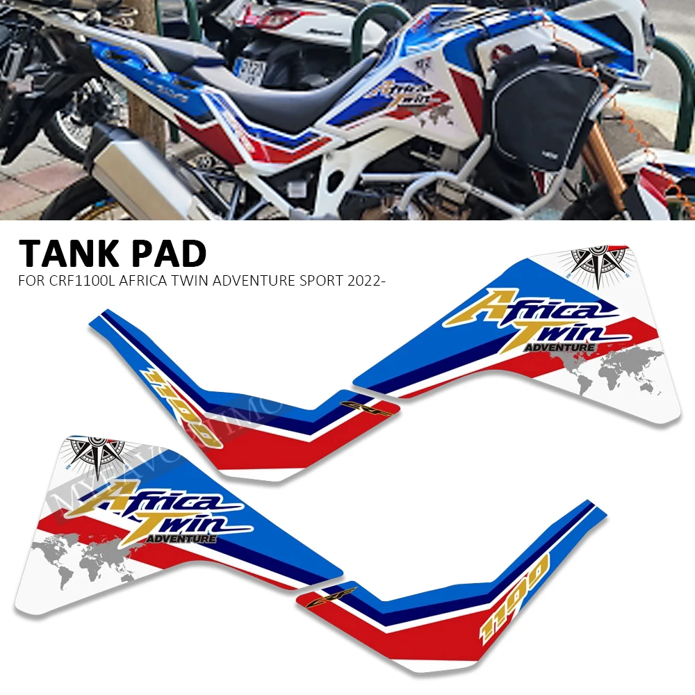 Labelbike 3D Tank Pad Gel Resin Sticker For Honda Africa Twin Adventure Sports 2024 - View #7
