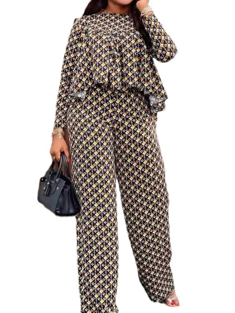 Wmstar Two Piece Set Women Wholesale Clearance Item Non Refundable Non Exchangeable Large Sized Printed of Popular Fashion