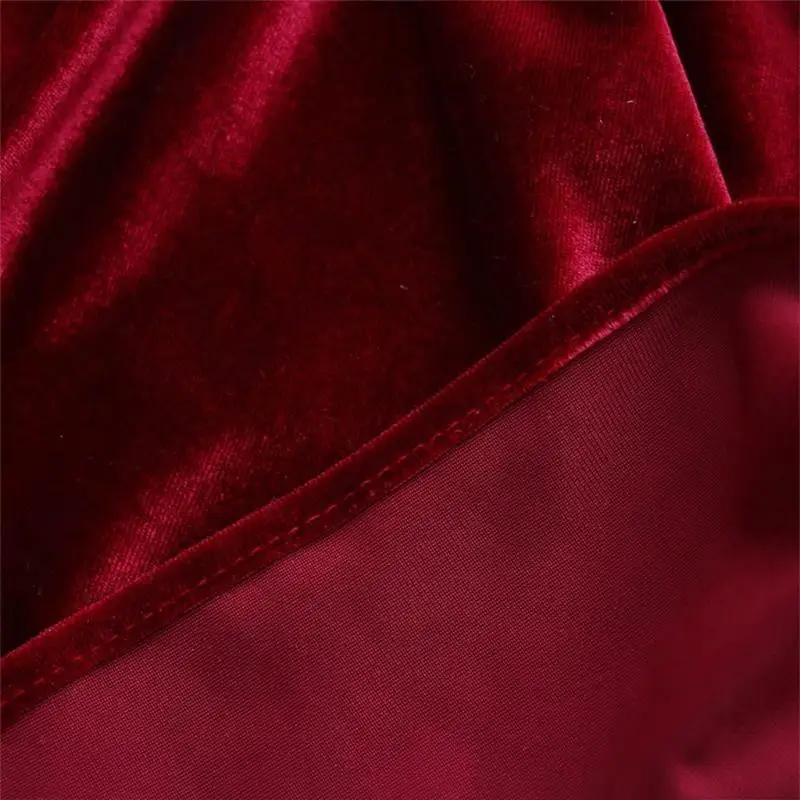 P9FE luxuriöse und Vintage Ehere Samt Tischdecke 120x29inch Tischläufer für Hochzeiten und elegante formelle Event -Dekore – Detail 9