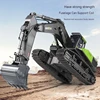 Multifunctional Engineering Vehicle Screw Drive Infinite Rotation Alloy Excavator 1:14 Engineering Vehicle Modified Toy Male 4
