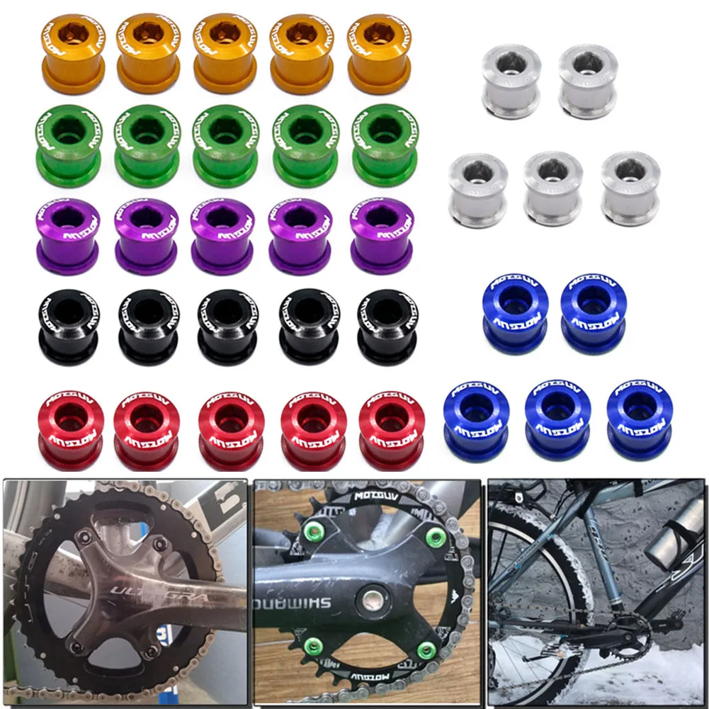 

Mountain Bike Bicycle Parts Crank Screws Bolt CNC 7075 Aluminum Screw 5PC Bike Bicycle Parts Crank Screws Bolt