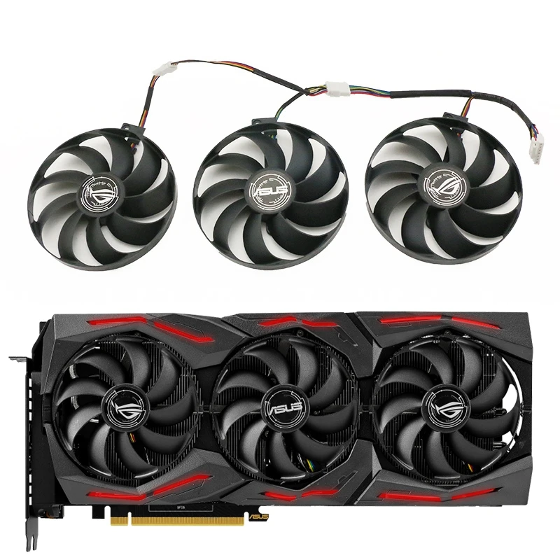 Dotodo T129215SU GPU Kaart Koelere Ventilatoren Voor ASUS ROG STRIX-GeForce RTX 2070 2080 SUPER Ti GAMING RTX2080 RTX2080Ti Ventilator (Fan-ABC Dotodo T129215SU GPU Kaart Koelere Ventilatoren Voor ASUS ROG STRIX-GeForce RTX 2070 2080 SUPER Ti GAMING RTX2080 RTX2080Ti Ventilator (Fan-ABC