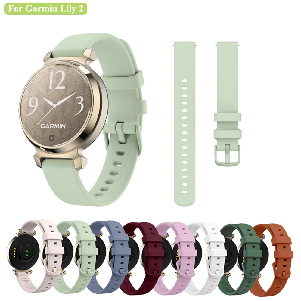 Garmin　Lily2 新品ストラップセット Strap for Garmin Lily 2 Watch Band Official Colorful Buckle Women