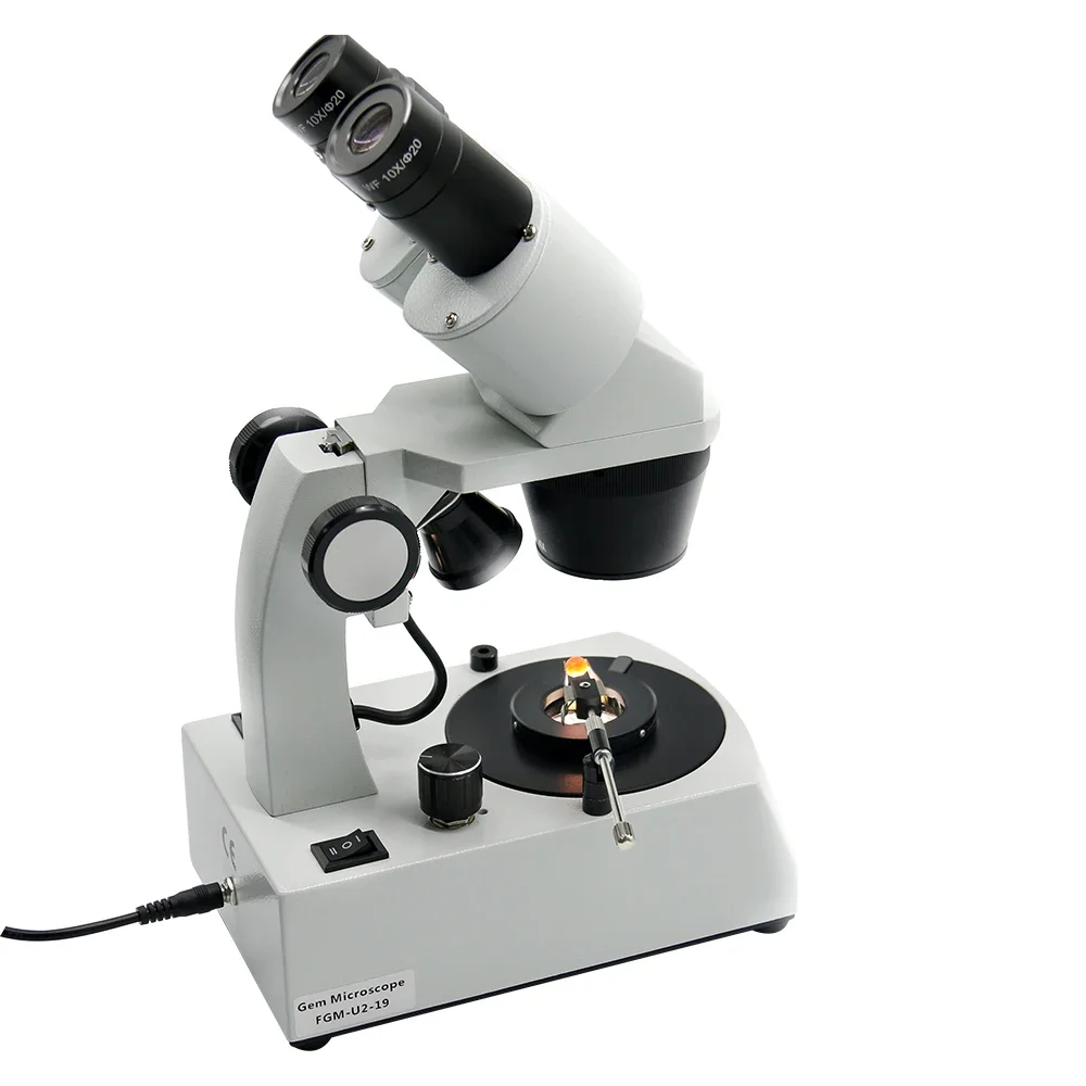 

Professional Precise High Quality Optical Jewelry Inspection 20X-40X Binocular Gemology Microscope U2-19