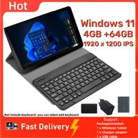 New Arrival 10.1 INCH 4GB DDR RAM 64GB ROM  WINDOWS 11 Tablet PC N3350 CPU 1920 x 1200 IPS HDMI-Compatible WIFI Quad Core 1