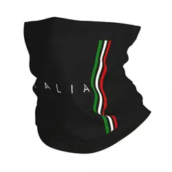 Italy Flag Bandana Neck Gaiter Windproof Face Scarf Cover Men Women Italy Qatar Headwear Tube Balaclava