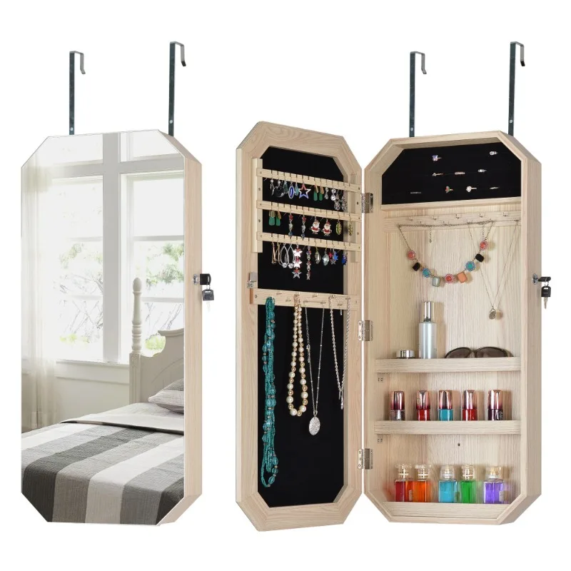 

31.6X14.25 Inch Full Mirror Bedroom Dressers Storage Makeup Aesthetic Vanity Bed Room Accesories Mini Vanity Bedroom Furniture