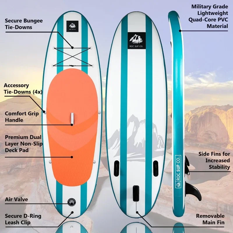Roc Inflatable Stand Up Paddle Board 4