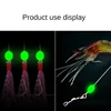 100pcs/lot Oval Night Luminous Fishing Beads Glowing Sea Fishing Lure Bait Floating Beads Fishing Tackles Tool for Rig 4/5/6/8mm 3