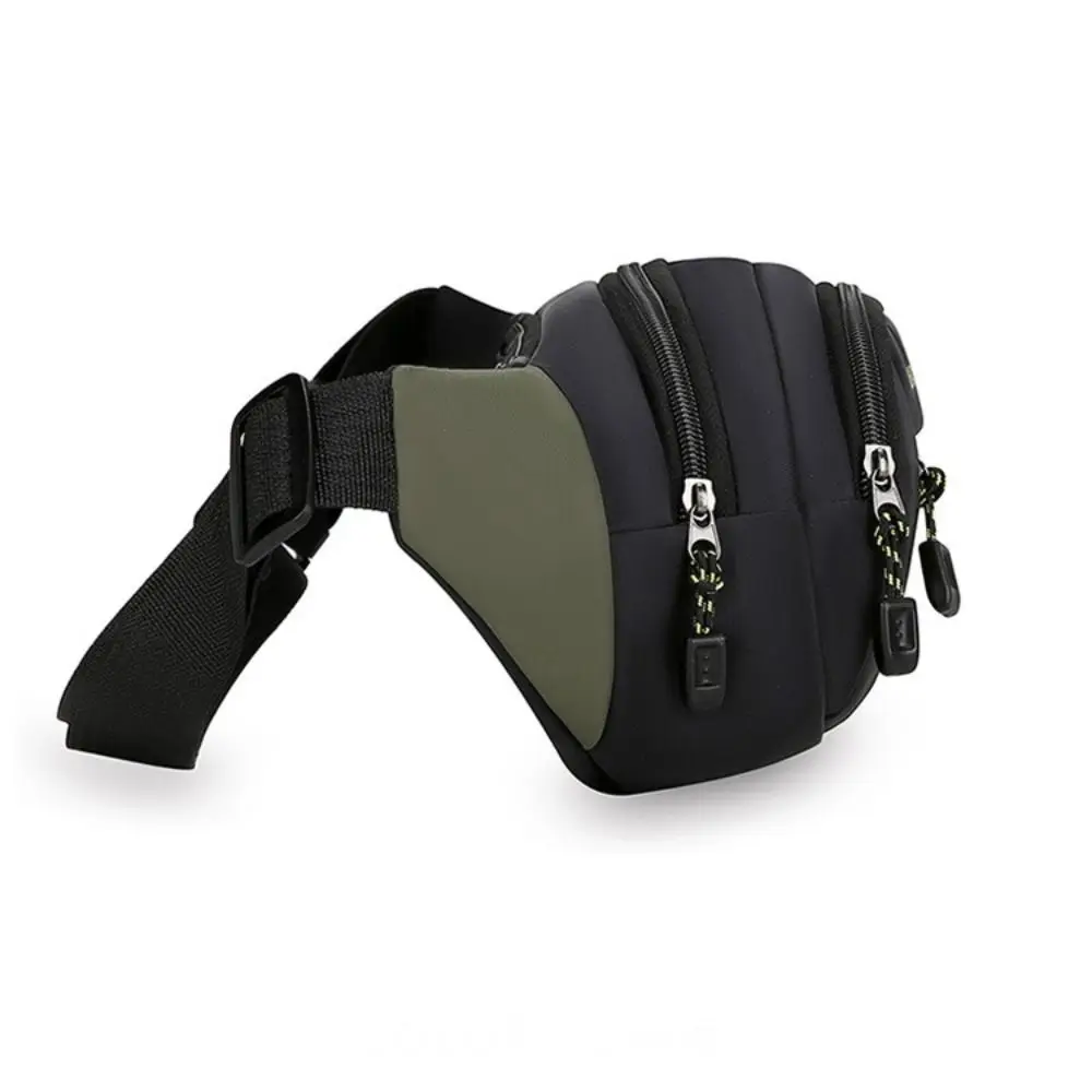 Neue Oxford Männer Taille Tasche Große Kapazität Anti-diebstahl Sport Handy Tasche Multi-schicht Business Kassierer Brieftasche brust Tasche – Detail 4