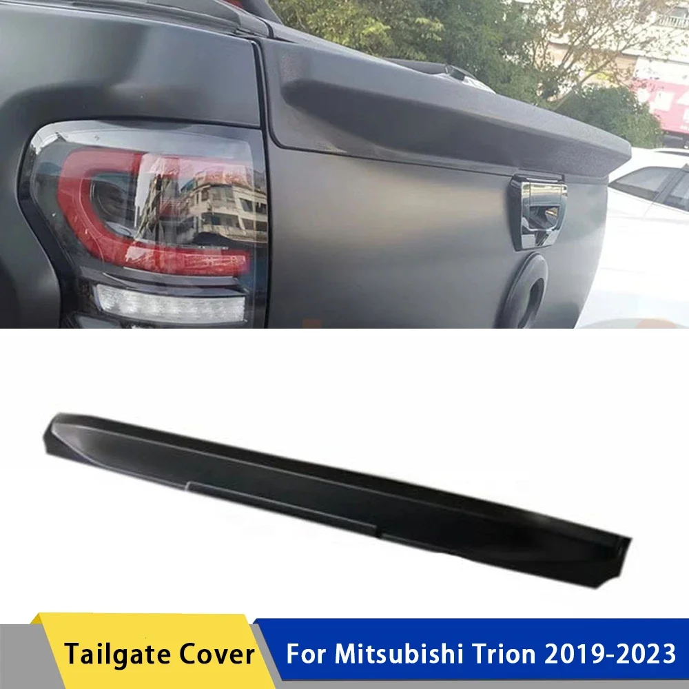 

Tail Gate Moulding Trim Cover for Mitsubishi Triton I200 2019 2020 2021 2022 2023 Rear Tailgate Trim Matte Black Pickup Styling