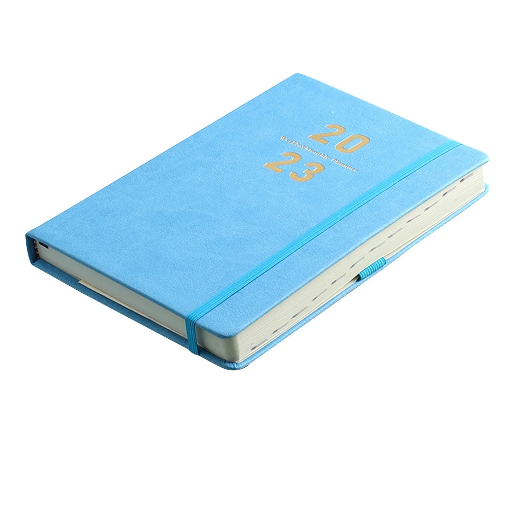 

2023 Plan Book Office Notebooks for Work Planning Handbook Pocket Notepad English Planner Paper Printing Time Management