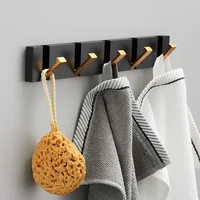 Hidden Entry Door Hanging Hooks, Hidden Entry Door, Folding Coat Hooks without Punching Holes, Light Luxury 1