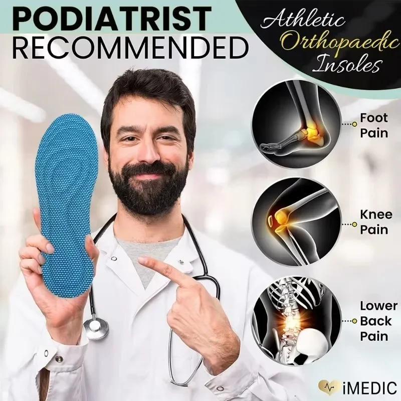 Antibacterial Insoles Soft Memory Foam Orthopedic Shoe Pad Unisex Deodorization Soft Insole Sweat Absorption Sport Shoe Pads shoe insoles orthopedic insoles