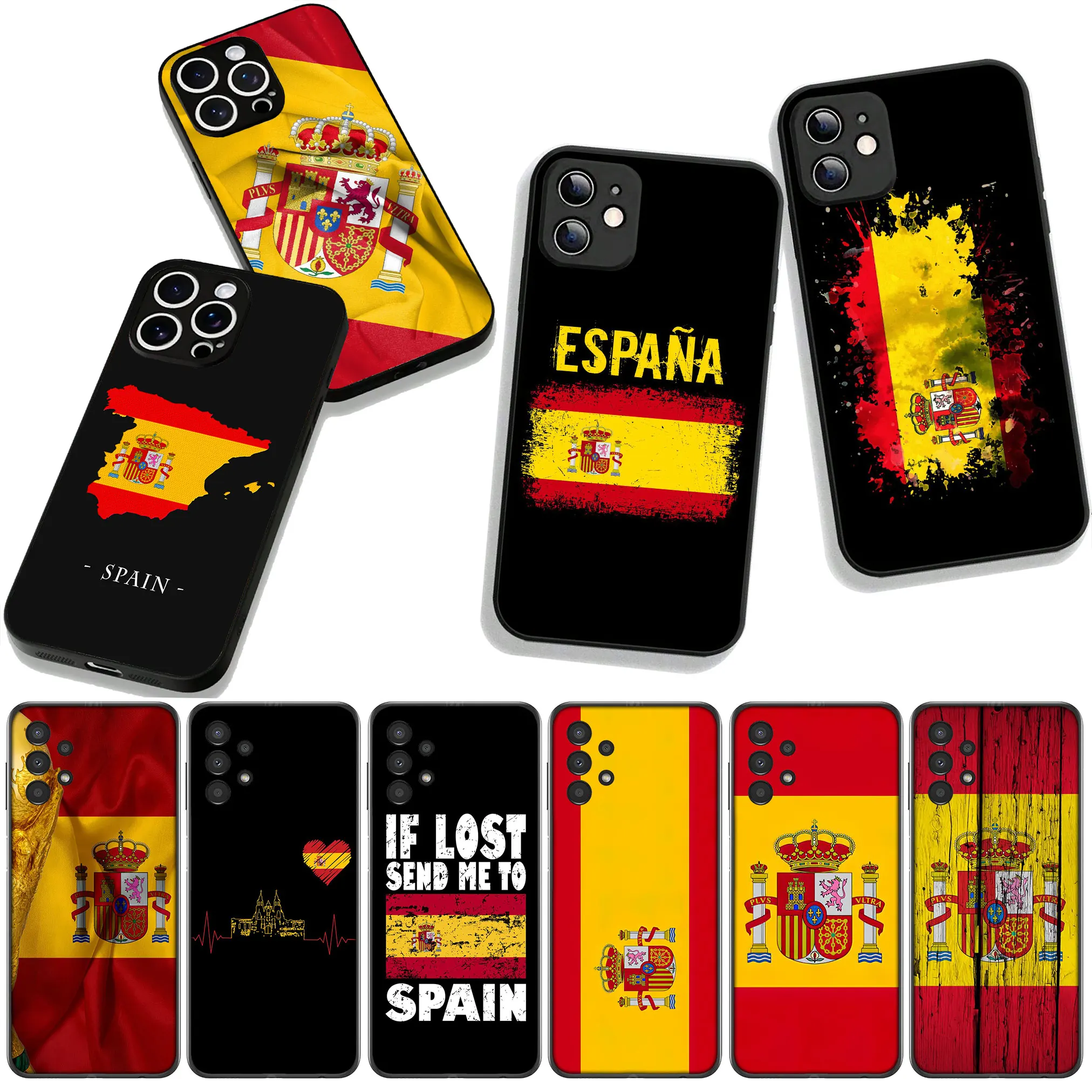 Yellow and Red Spain Flag Phone Case Cover
