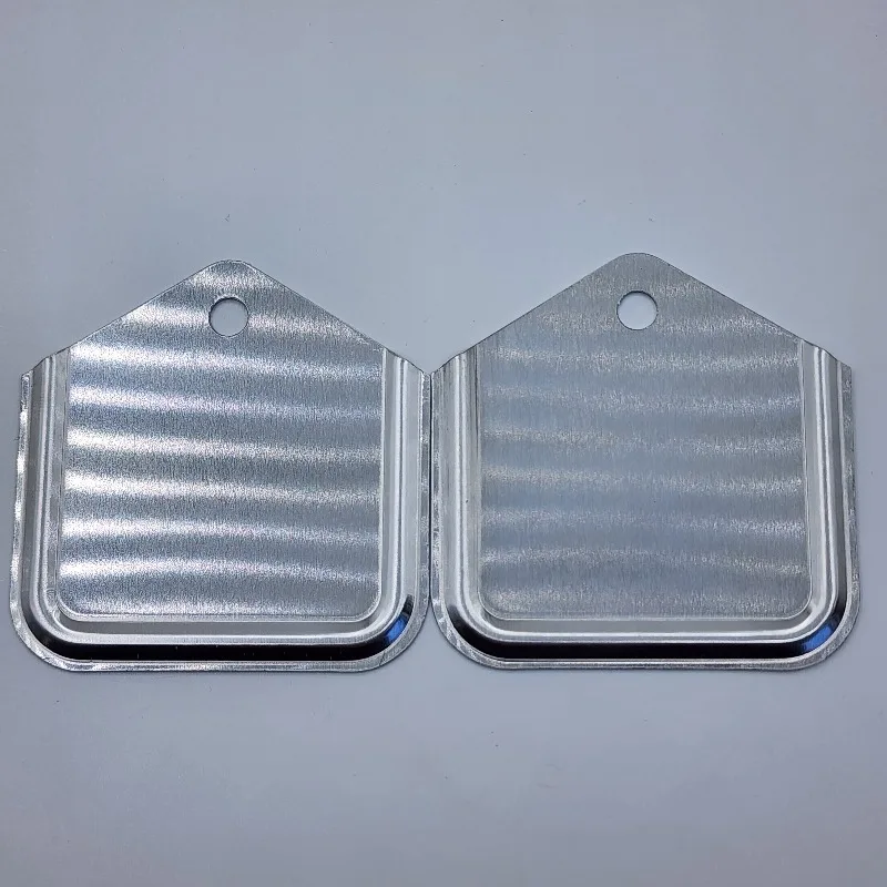 2PCS 번호판 장착 브래킷 코너 지지판 범용 자동차 번호표 고정 홀더 강화 백..
