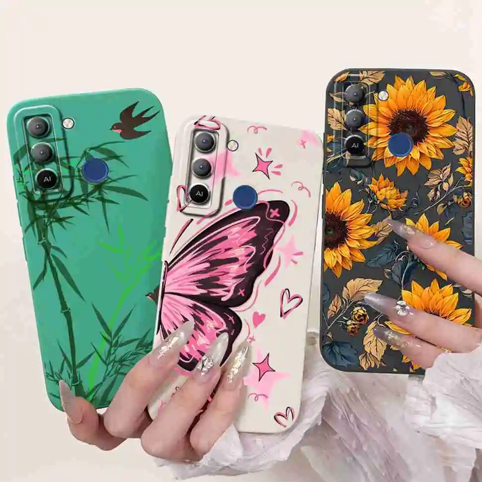 Tecno Pop 5 LTE Shockproof Painted Silicone Phone Case