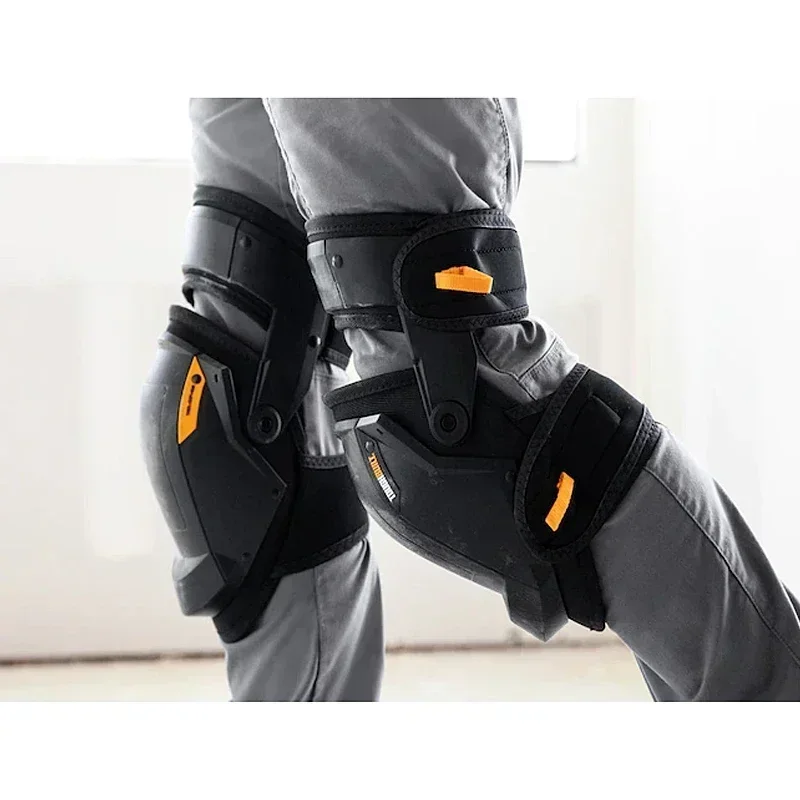 TOUGHBUILT TBL-KP-G3 Monochrome Anti slip Silicone Knee Protector for Motorcycle Silicone Kneeling Protection 5