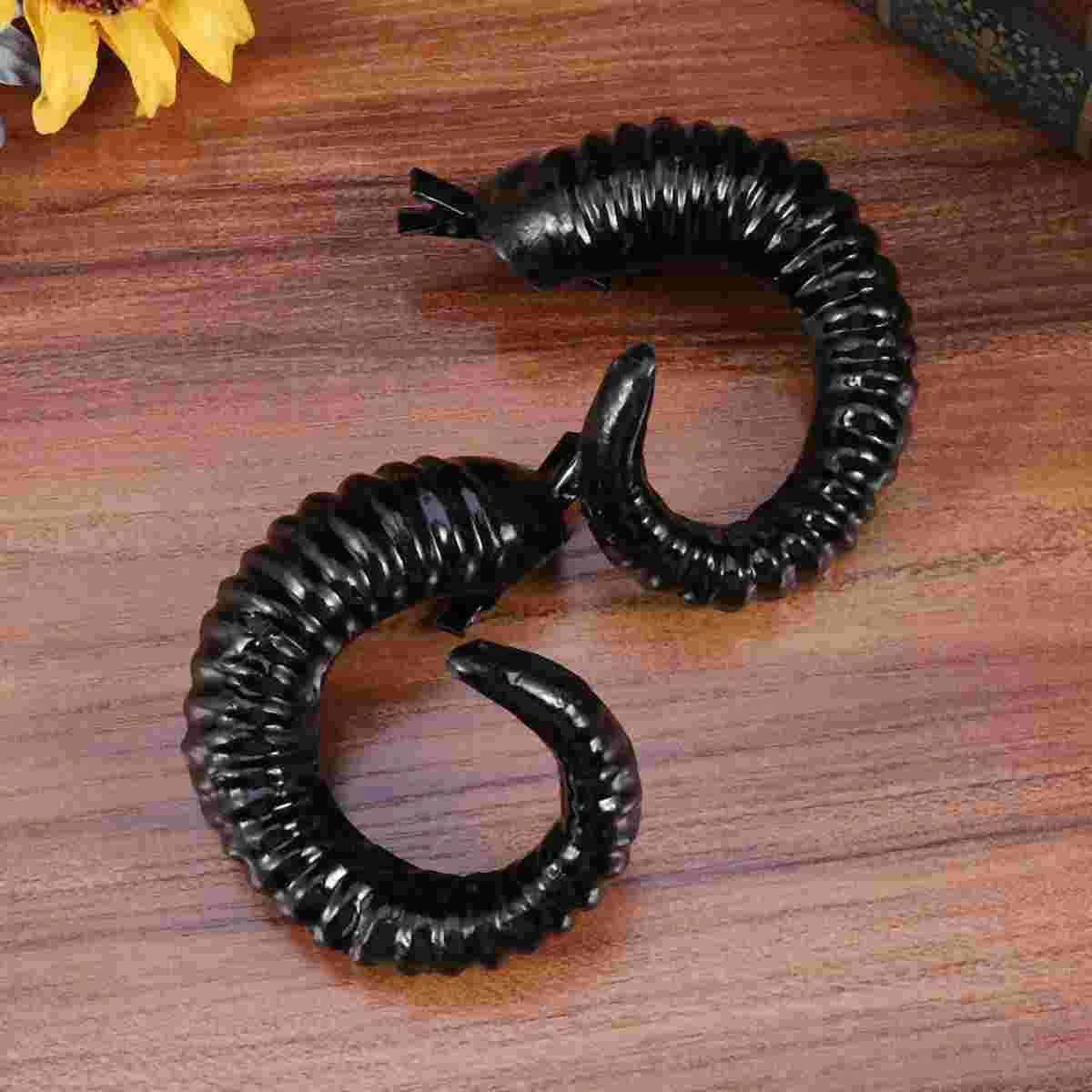 

Mobestech Fancy Horns Gothic Sheep Horn Cosplay A Pair White Halloween Costume Accessory Hair Clip