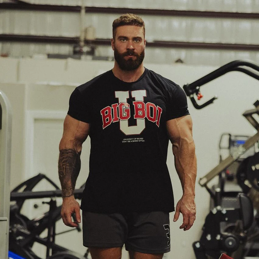 BIG SM EXTREME SPORTSWEAR Pantalon Corps Survetement Formation Musculation Culturisme Body-Building Homme 1052 Gris 3XL