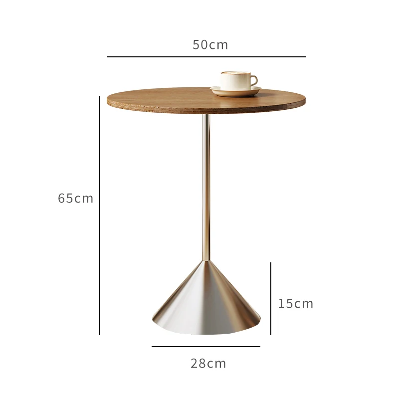

Wyj Sofa Internet Celebrity Small Table Light Luxury Solid Wood Bedside Supporter Small Size Coffee Table Corner Table