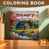 1pc Art Coloring Book 24 Page Coloring Books Gift For Birthday Party Relieve Stress Kill Time Graffiti Painting Drawing Art Book 1