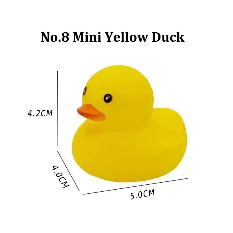 Vibrant Yellow Duckling with Weapon - Cute Rubber Dashboard Ornament