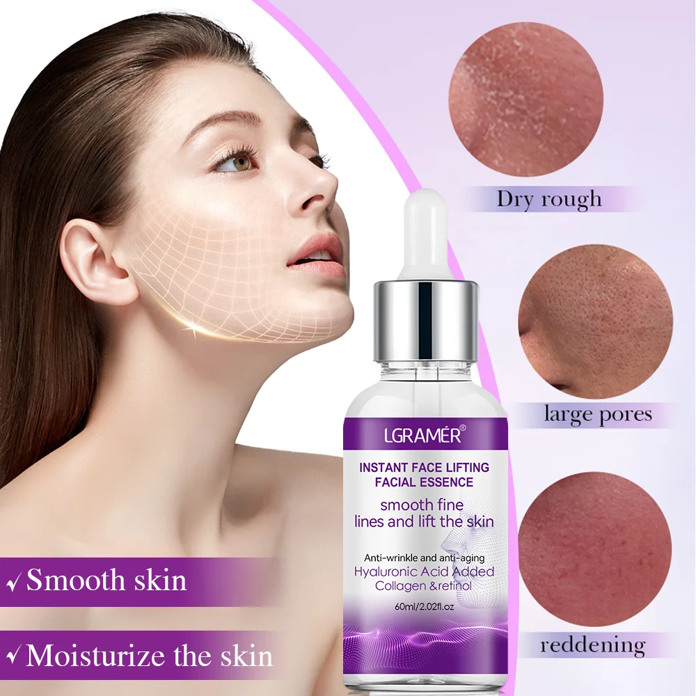 Retinol Aging Removes Wrinkles Serum Pore Shrinking Serum Whitening Moisturizing Serum Pigment Spots Remove Face Firming Oil 2
