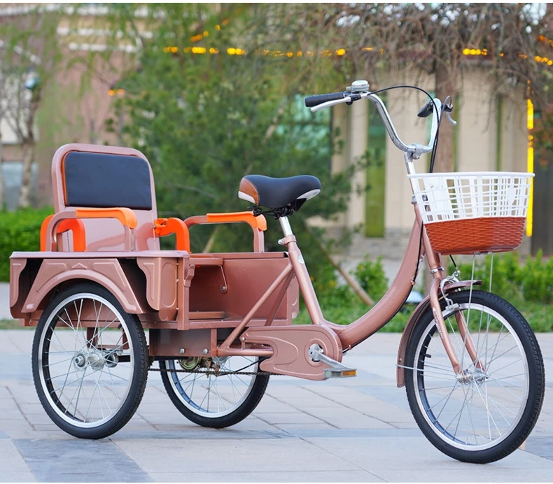 Elderly Pedal Tricycle Elderly Pedal Bicycle Adult Cargo Tricycle