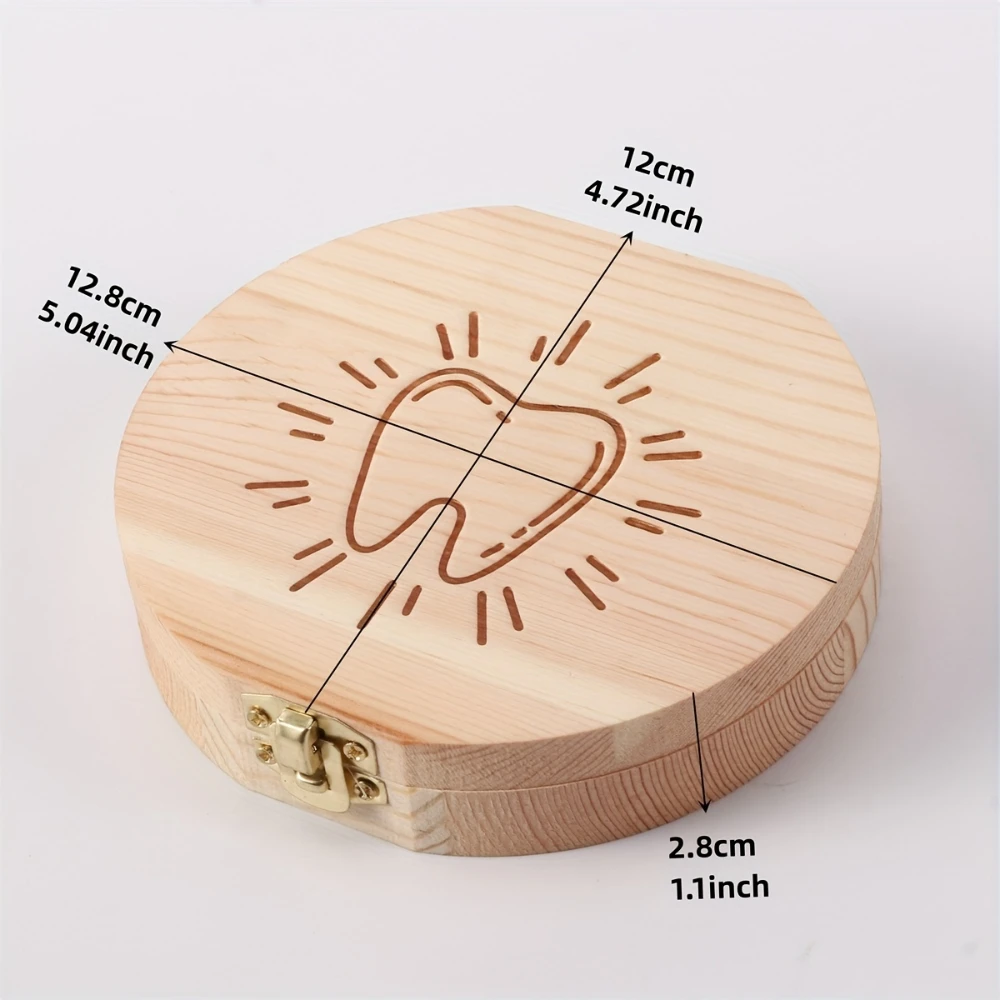 Caja de madera para dientes de leche 2