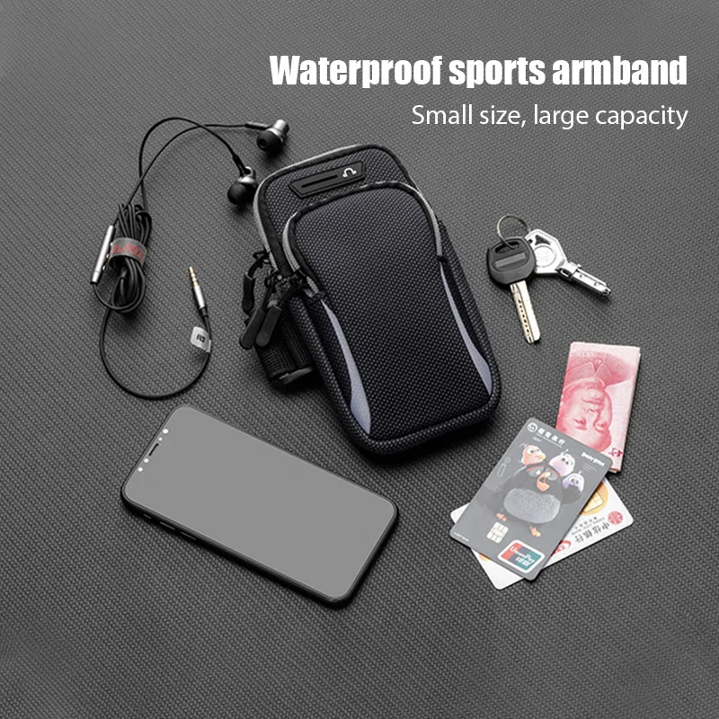 Universal Armband Sports Phone Case For Running Arm Phone Holder Sports Mobile Bag Hand for iPhone 11 Smartphones Under 6.5 inch