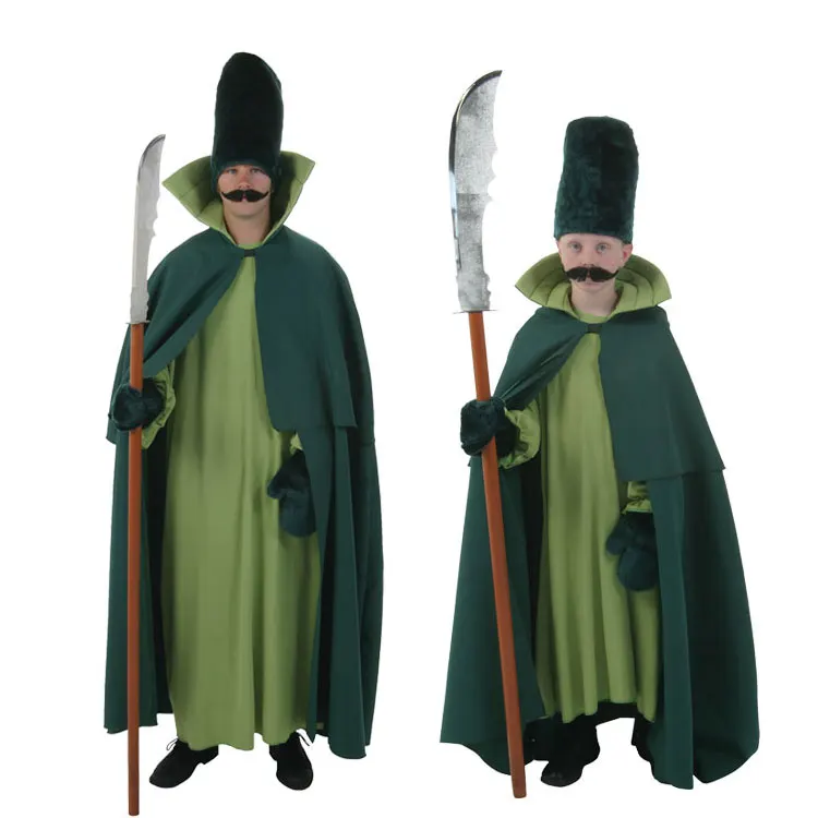 

Ye's COS Children's Day Wizard Oz Stage Play City Watch Guards Warriors Costumes No Weapons Halloween dress up green forest