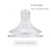Dr.Green 4S Wide Mouth S/M/Cross hole Nipple Bottle nipple safe silicone material soft texture Suitable for 0-3 years old babies 6
