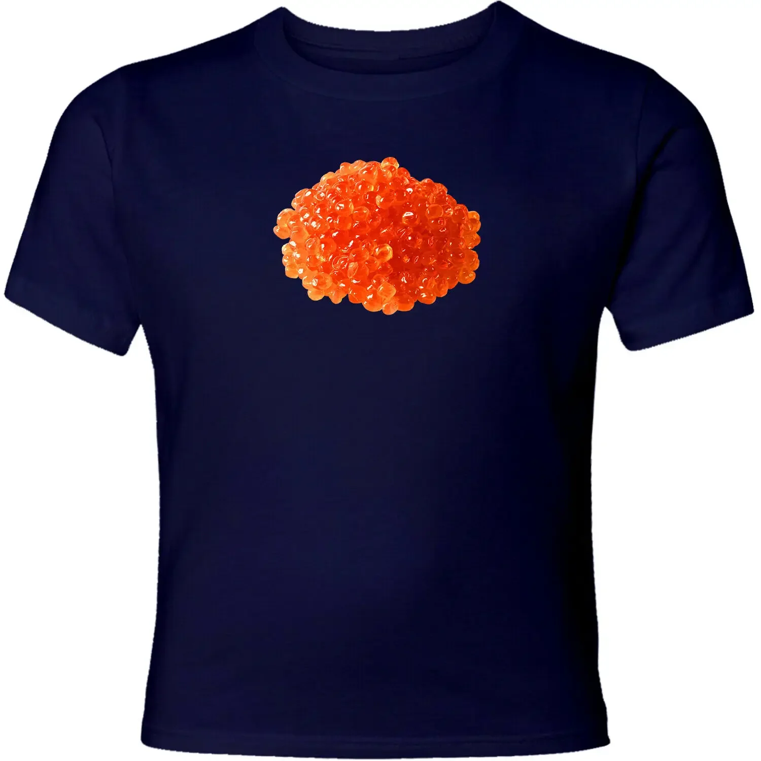Chum Salmon Beluga Red Caviar Unisex Uomo Donna Funny Cool Art Graphic T-Shirt