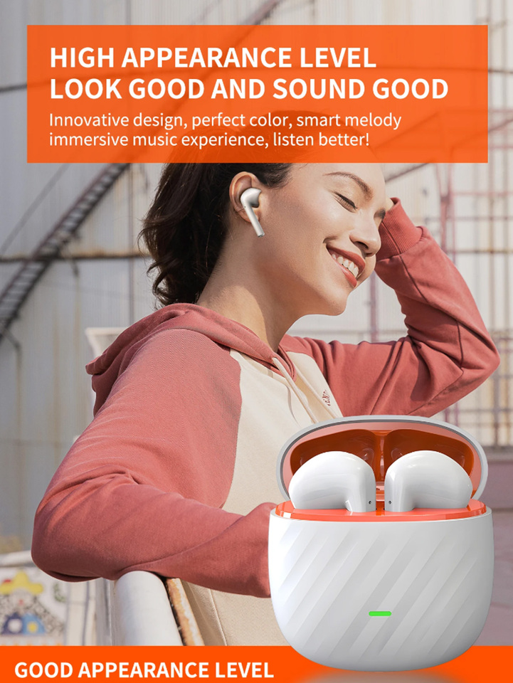 G08 PRO - Bluetooth headphones, in-ear type, 5.3 hours of ultra-long battery life, high-definition sound quality, low latency