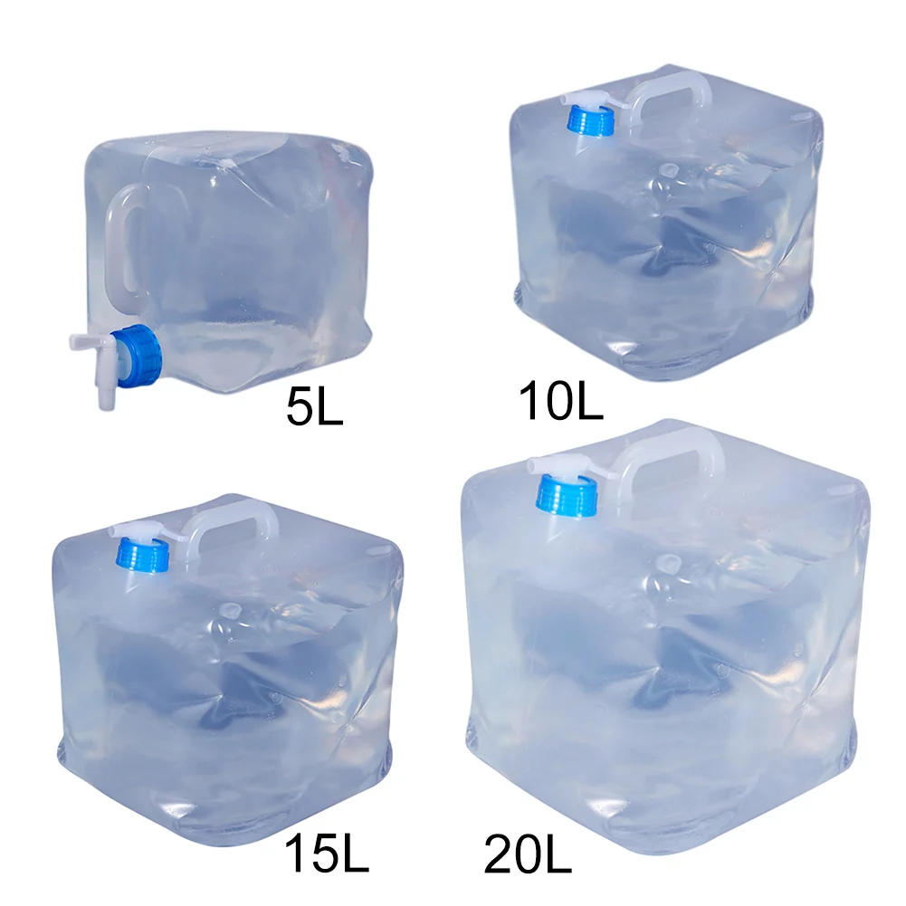 5/10/15/20L Foldable Water Canisters Water Bag BPAFree Drinking