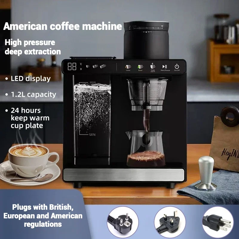 Modern coffee grinder is a fully automatic intelligent coffee machine that conveniently brews your perfect coffee GN340TB 6