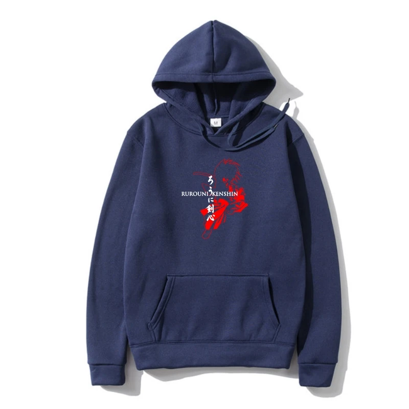 

Rurouni Kenshin Fashion Shounen Anime Hoodie Hoody Kenshin Himura Classic Cool Pride Hoodie Men Unisex New Fleece