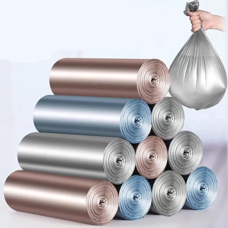 Trash Bags Polyester Garbage Bag 45x50cm 100counts/roll for Home Dormitory Use
