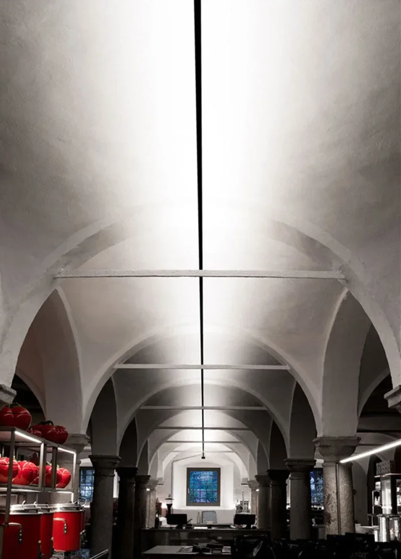 Description Picture 5 of itemDiy Long LED Skyline Wall Light Steel Strip Luminous Linear No Main Light Decoration, Modern Minimalist Creative Exhibition Hall